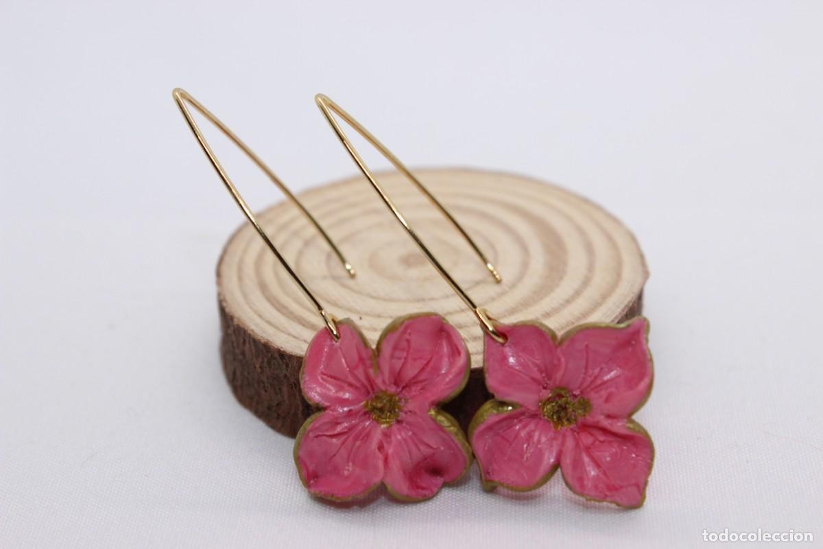 Joyeria: Pendientes colgantes7 de flores - Foto 2