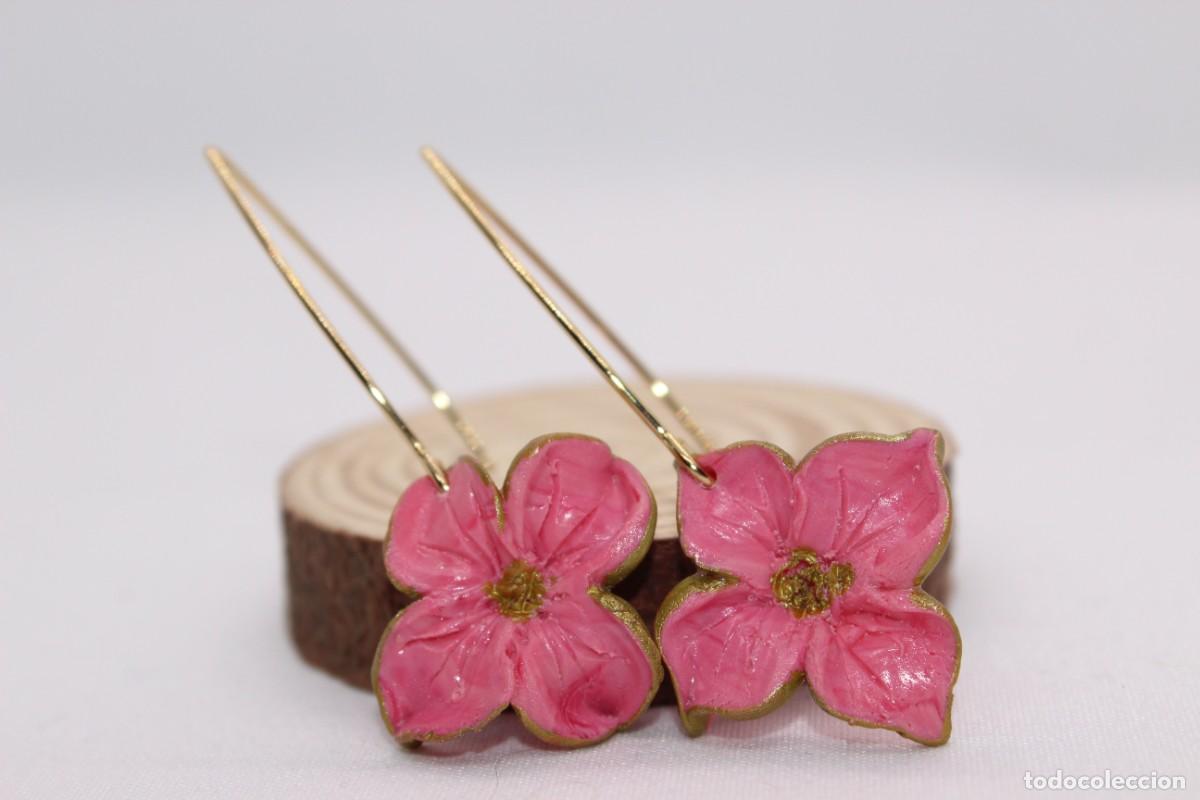 Joyeria: Pendientes colgantes7 de flores - Foto 3