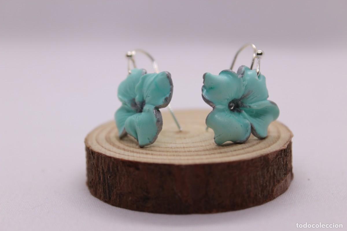 Joyeria: Pendientes de colgantes de flores - Foto 2
