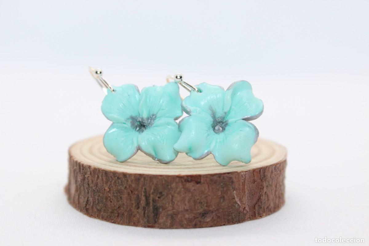 Joyeria: Pendientes de colgantes de flores - Foto 4
