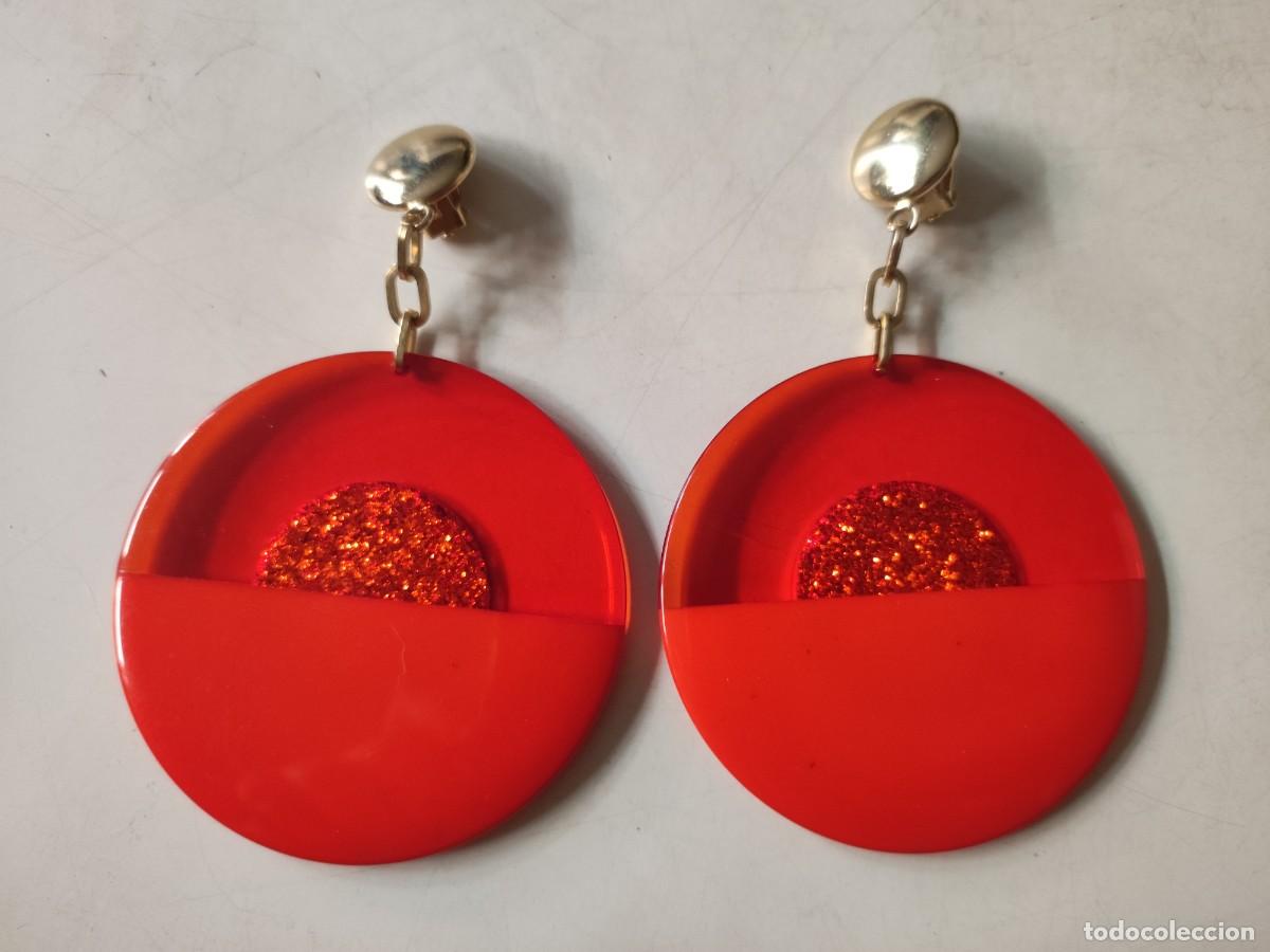 Joyeria: Bisuter&iacute;a: Pendientes naranjas - Foto 1