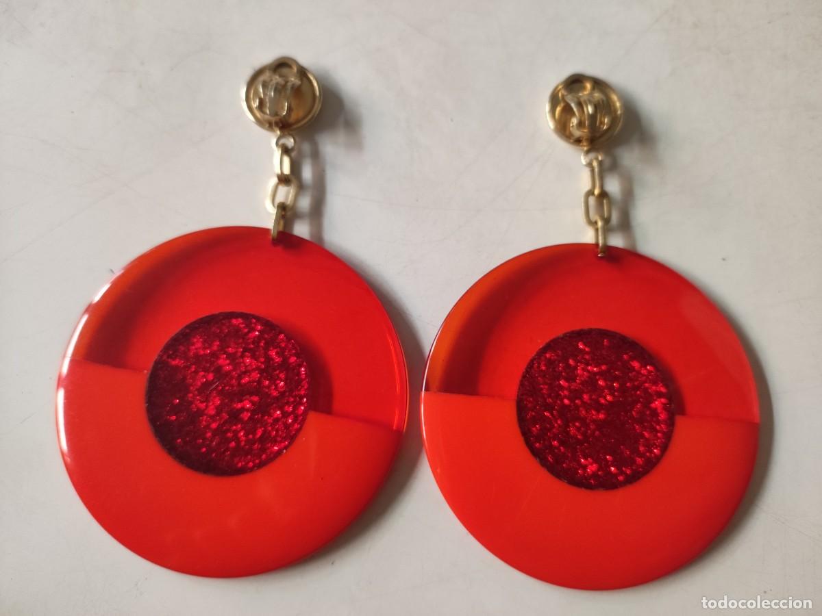 Joyeria: Bisuter&iacute;a: Pendientes naranjas - Foto 2
