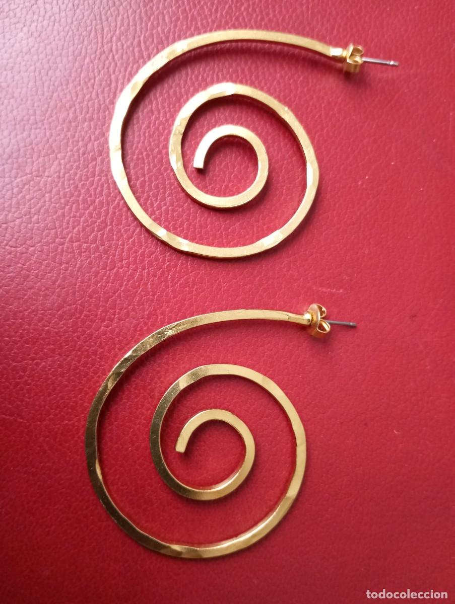 Joyeria: PENDIENTES DORADOS ESPIRAL - Foto 1
