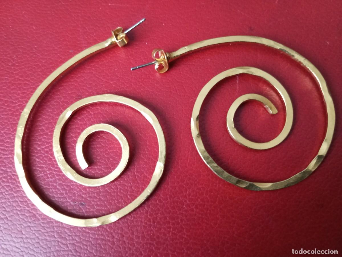 Joyeria: PENDIENTES DORADOS ESPIRAL - Foto 2