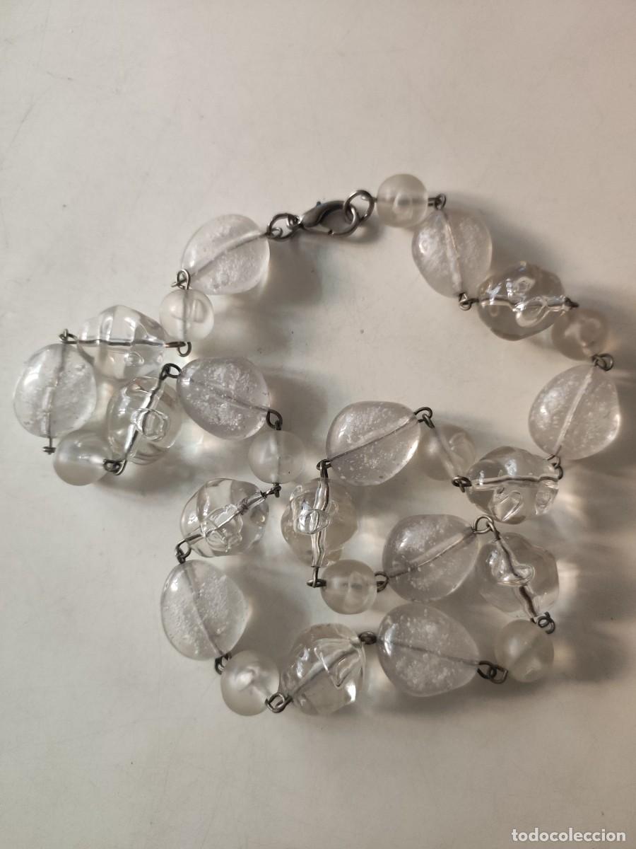 Joyeria: Bisuter&iacute;a: Collar piedras blancas - Foto 1