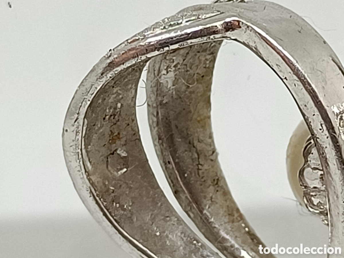 Joyeria: Broche en forma de lazo de plata. - Foto 4