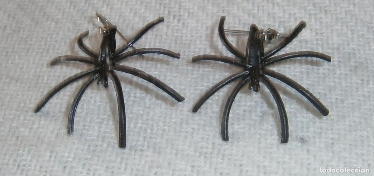 Joyeria: pendientes forma de ara&ntilde;a sin usar - Foto 1