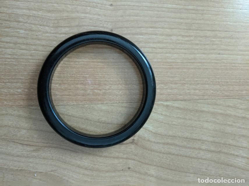 Joyeria: PULSERA PL&Aacute;STICO R&Iacute;GIDO NEGRA - Foto 1