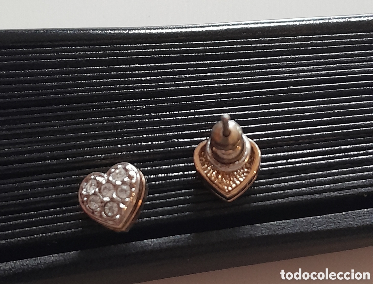 Joyeria: Pendientes chapado en oro con circonios.presion - Foto 3