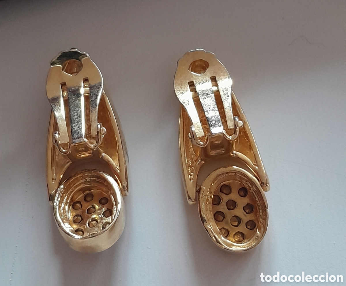 Joyeria: Pendientes Vintage con cristal. Clip - Foto 5