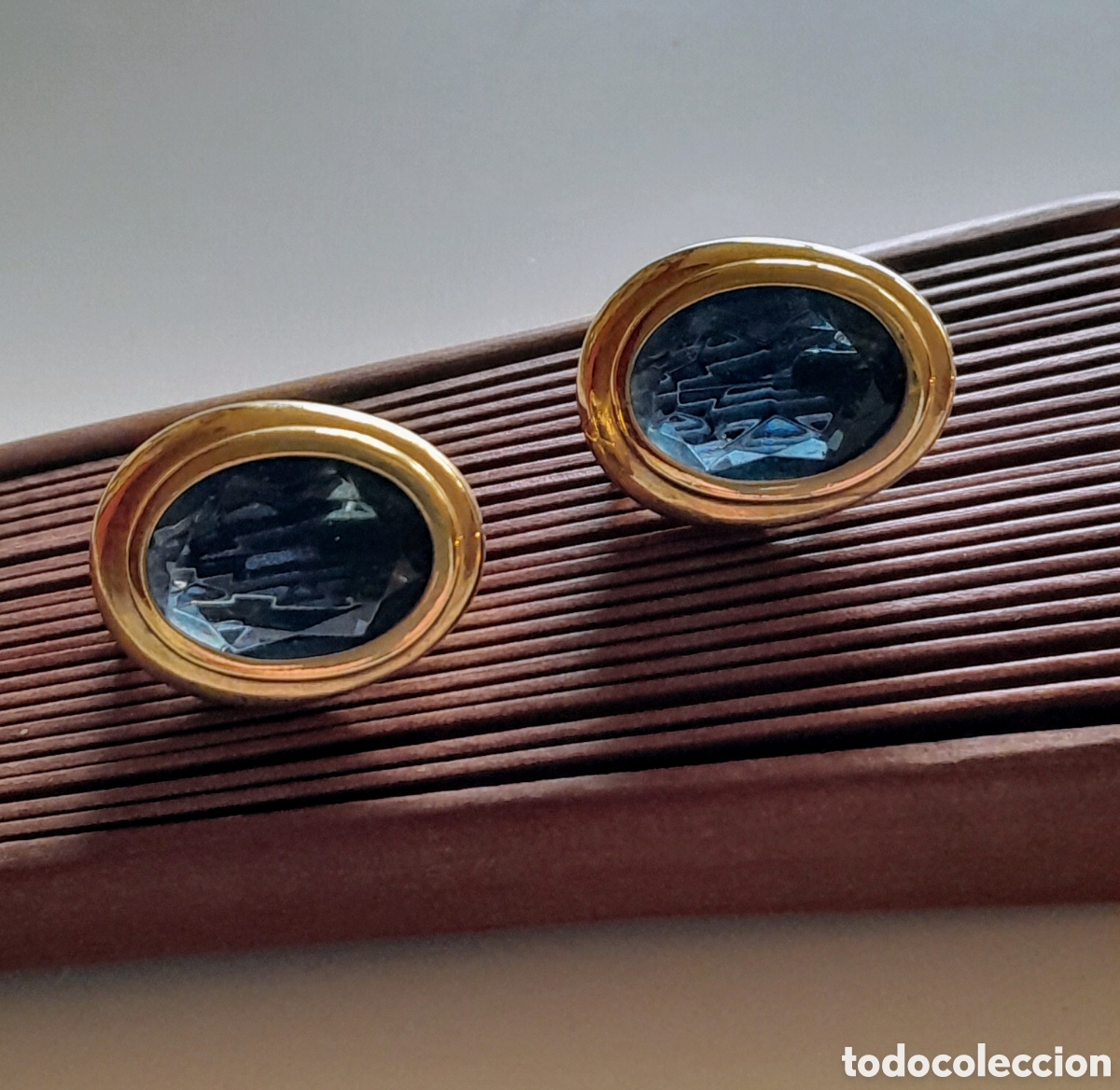 Joyeria: Pendientes con zafiros creados.omega - Foto 4