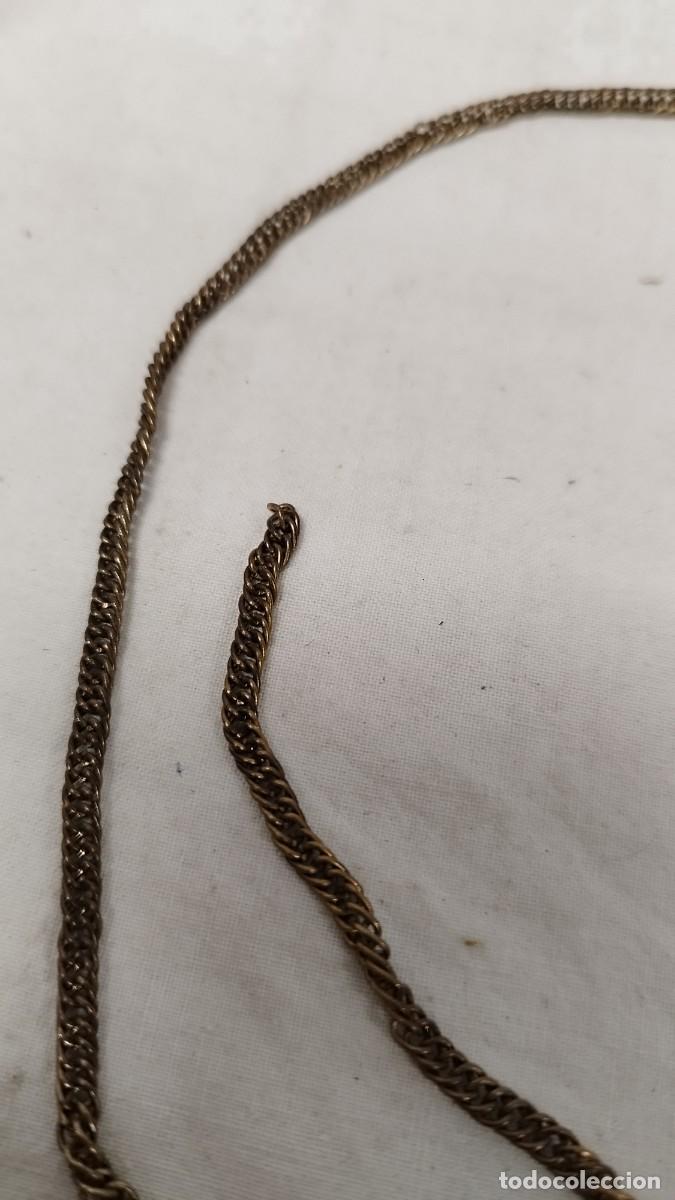 Joyeria: Antigua cadena de metal. - Foto 3