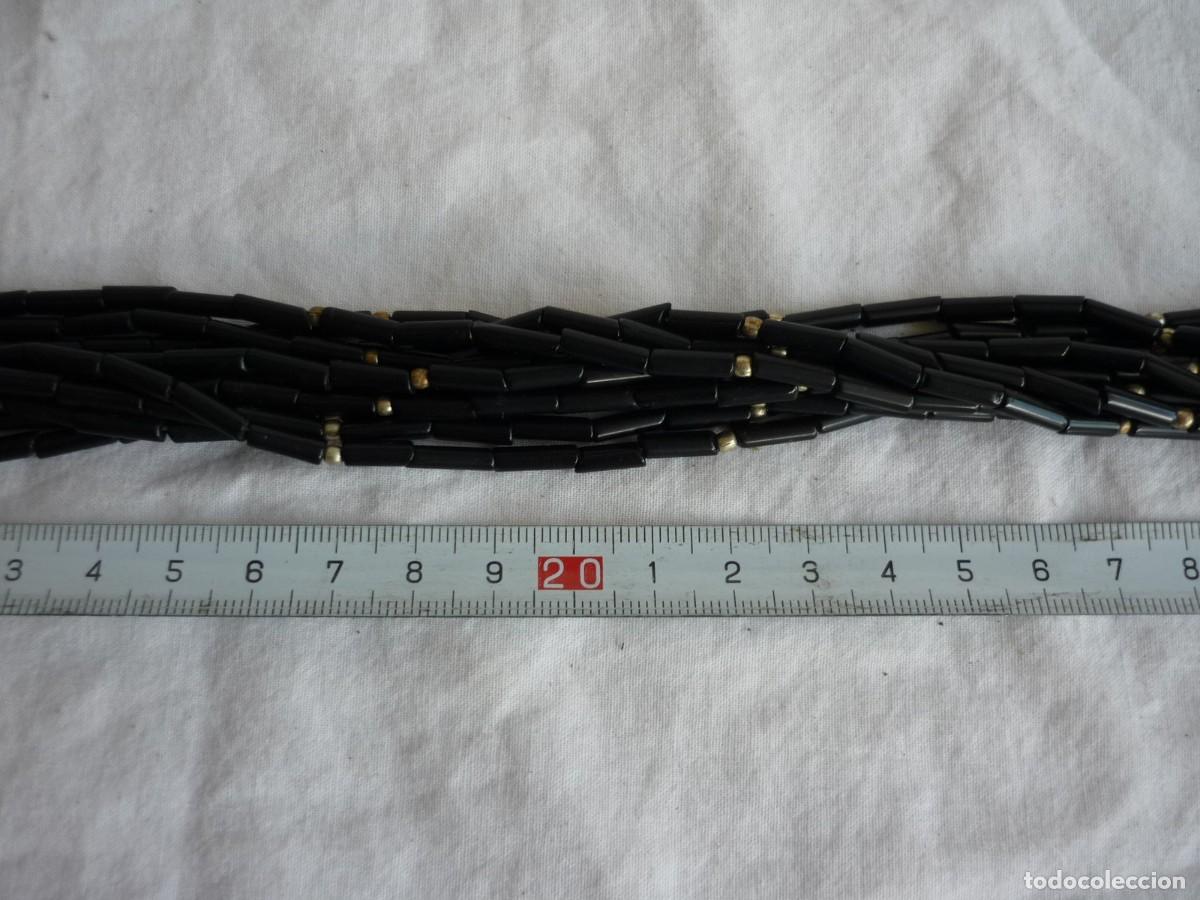 Joyeria: Collar de cuentas de vidrio negro - Foto 11