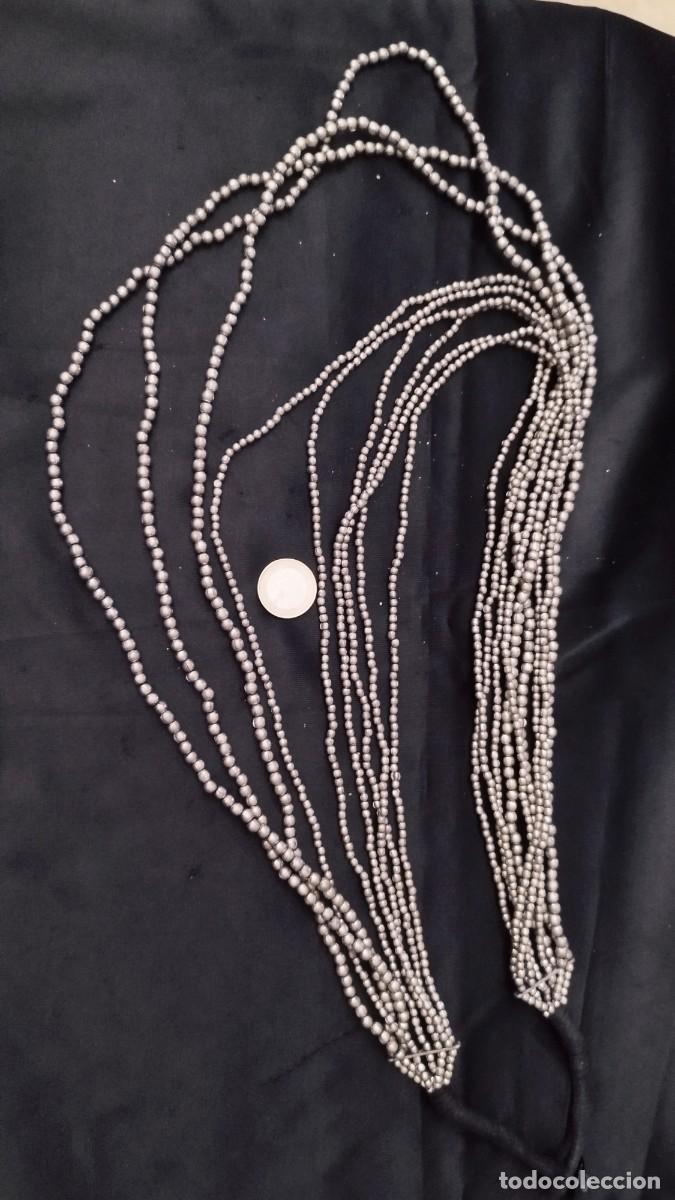 Joyeria: Collar largo plateado con eslabones - Foto 2
