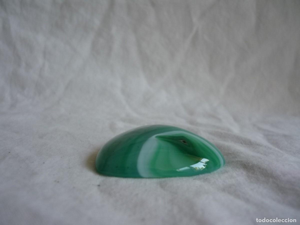 Joyeria: Colgante cabuj&oacute;n en forma de coraz&oacute;n de cuarzo &aacute;gata - Foto 5