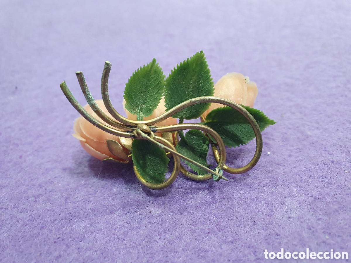 Joyeria: Broche vintage flores. (L102) - Foto 2