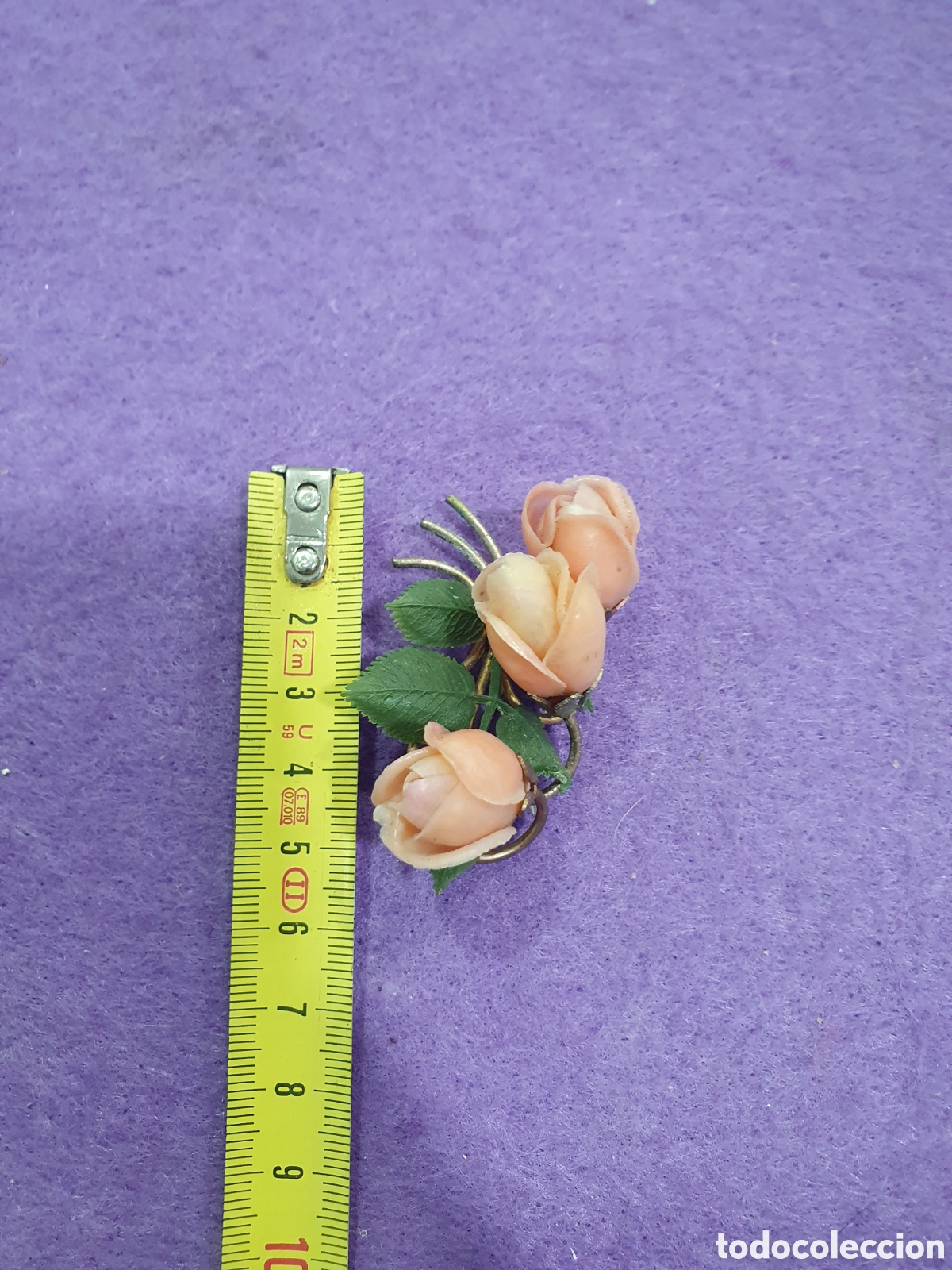 Joyeria: Broche vintage flores. (L102) - Foto 3
