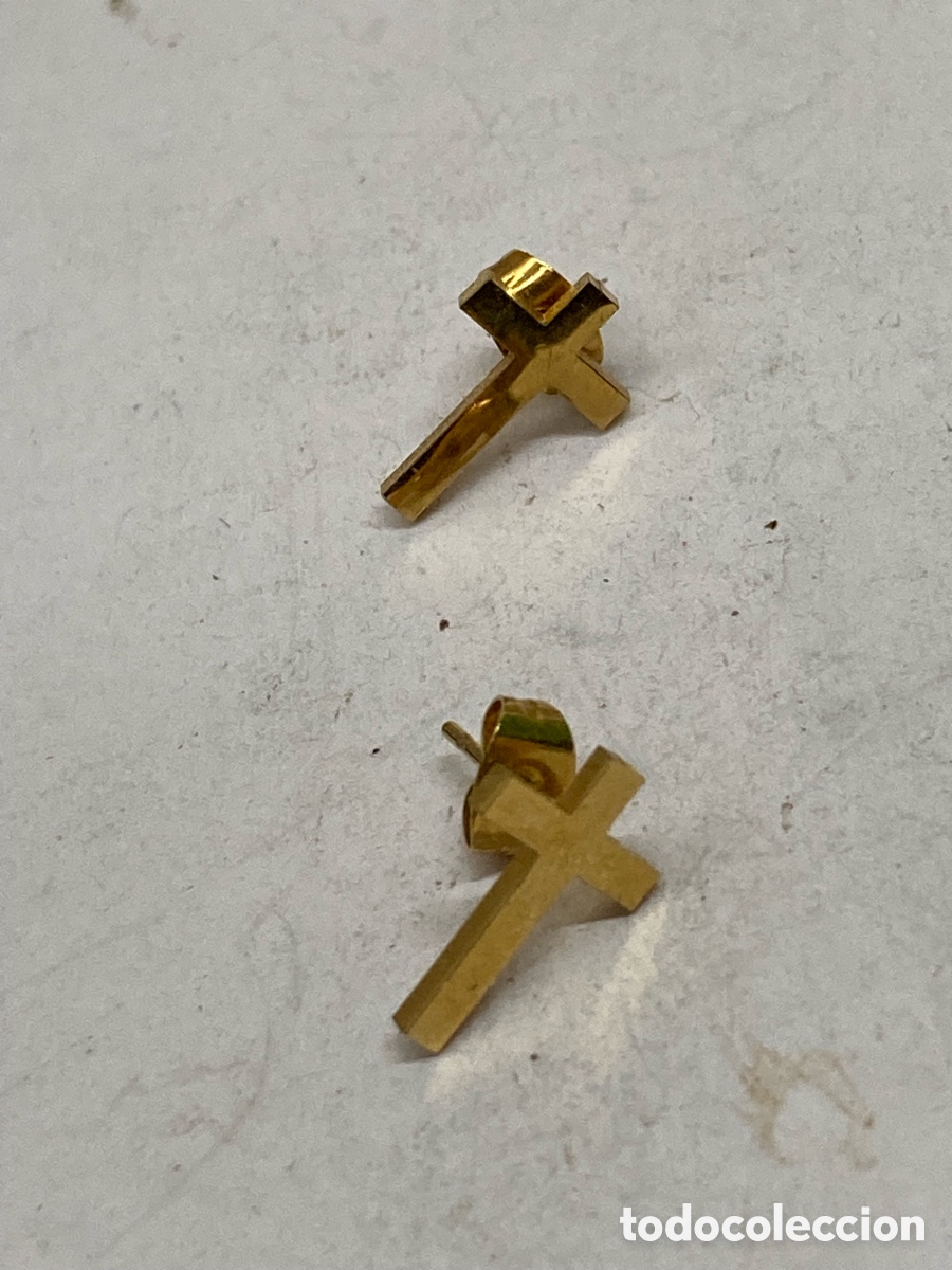 Joyeria: Pendientes cruz de bisuter&iacute;a P148 - Foto 1