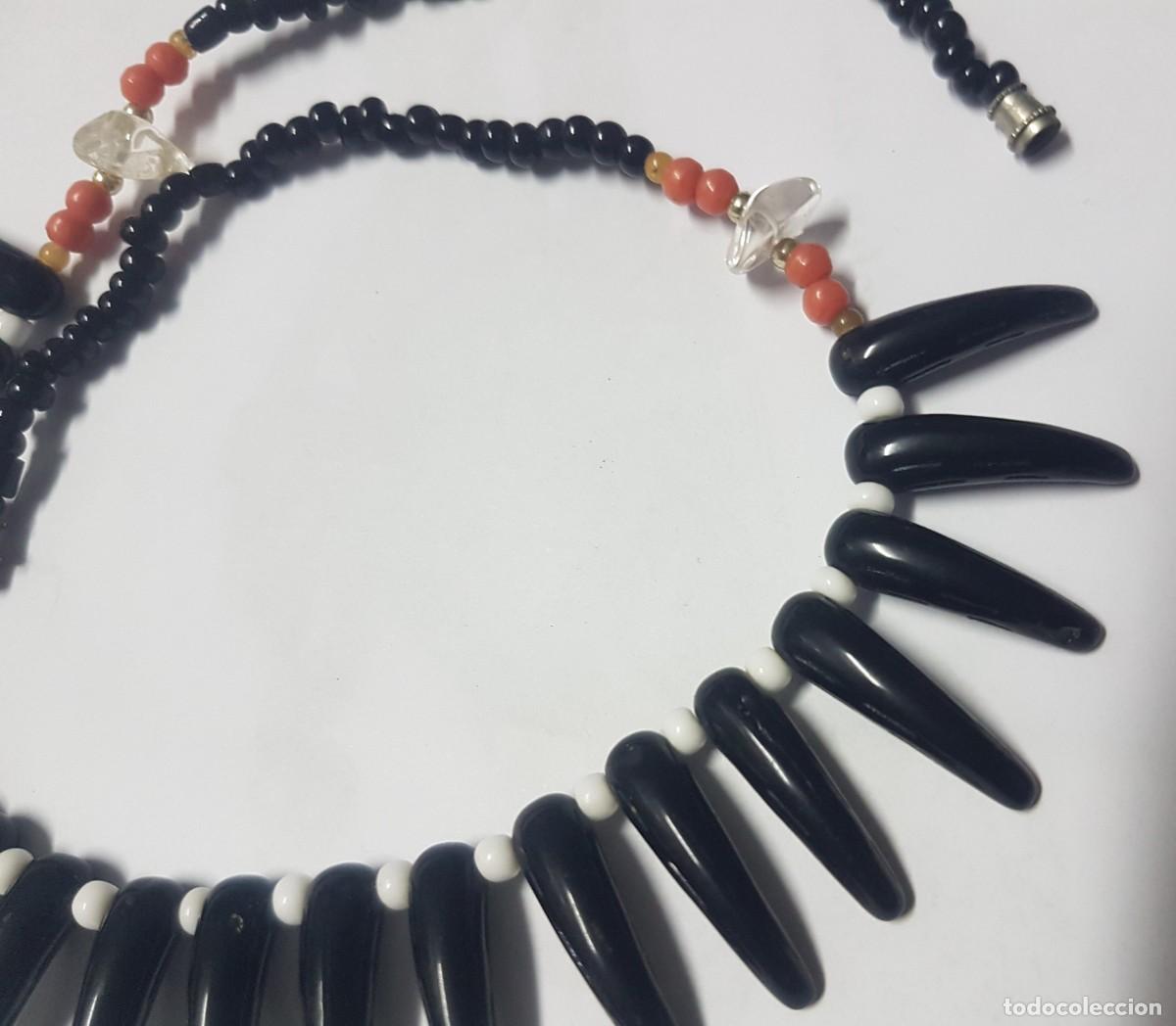 Joyeria: Collar de coral negro o imitaci&oacute;n - Foto 2