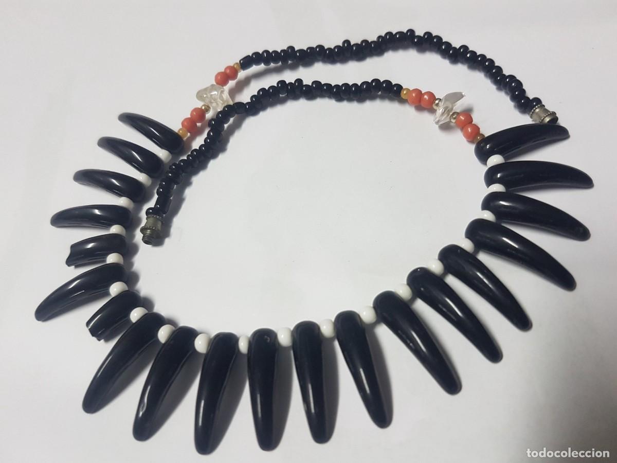 Joyeria: Collar de coral negro o imitaci&oacute;n - Foto 3