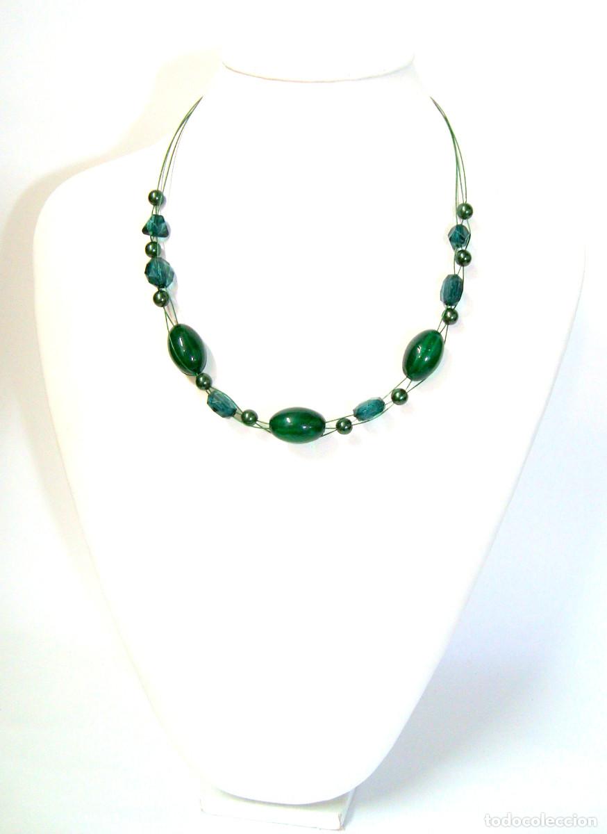 Joyeria: Collar corto color verde, A&ntilde;o 2000, Nuevo - Foto 1