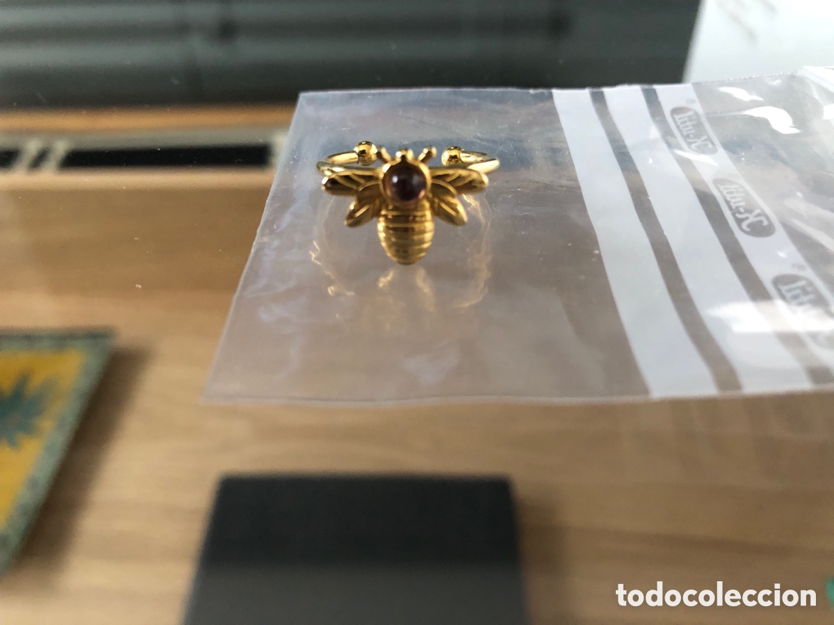 Joyeria: Anillo aro piercing pendiente abeja con perla para nariz y oreja - Foto 3