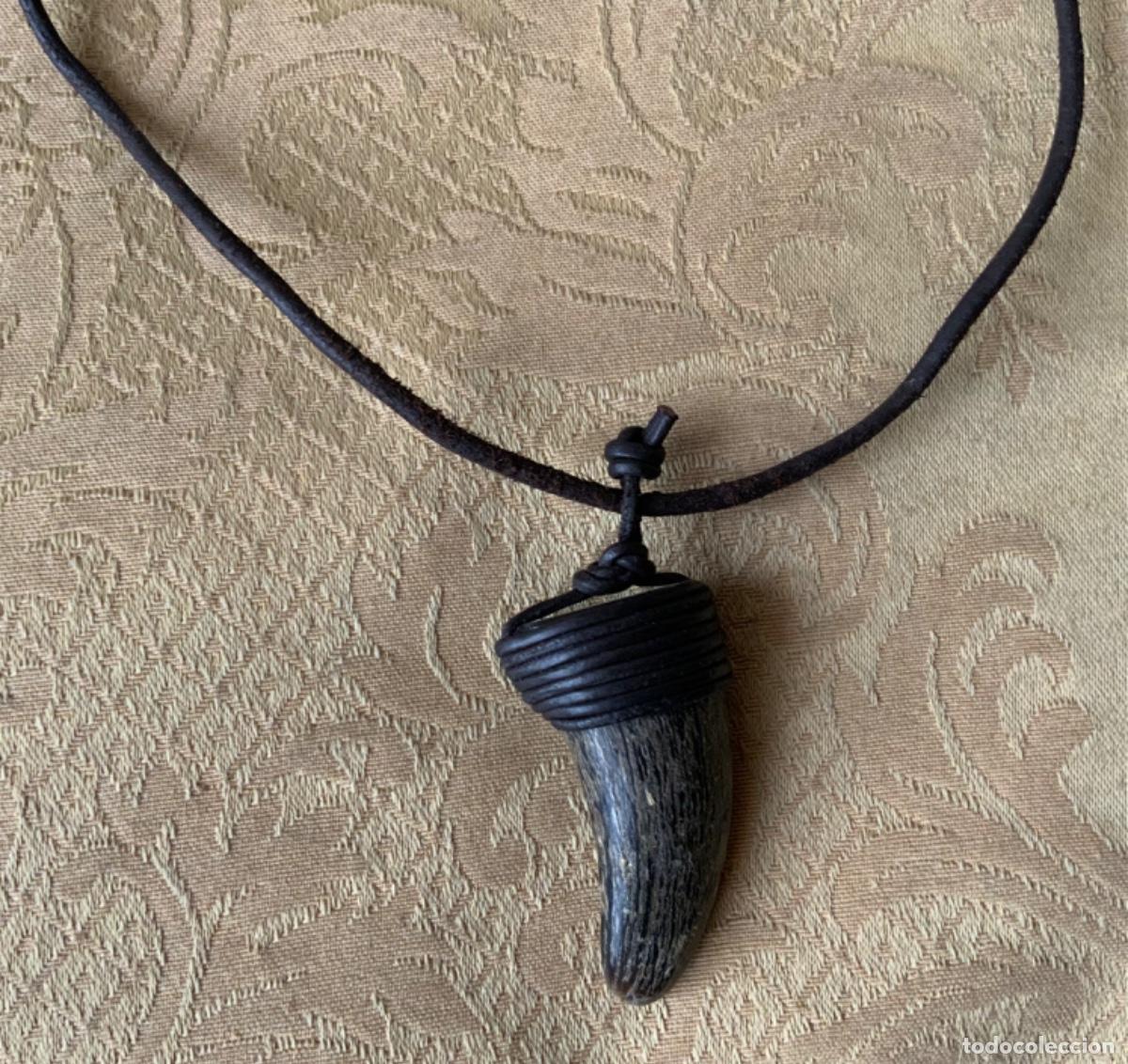 Joyeria: COLLAR CUERO CON COLMILLO - Foto 2