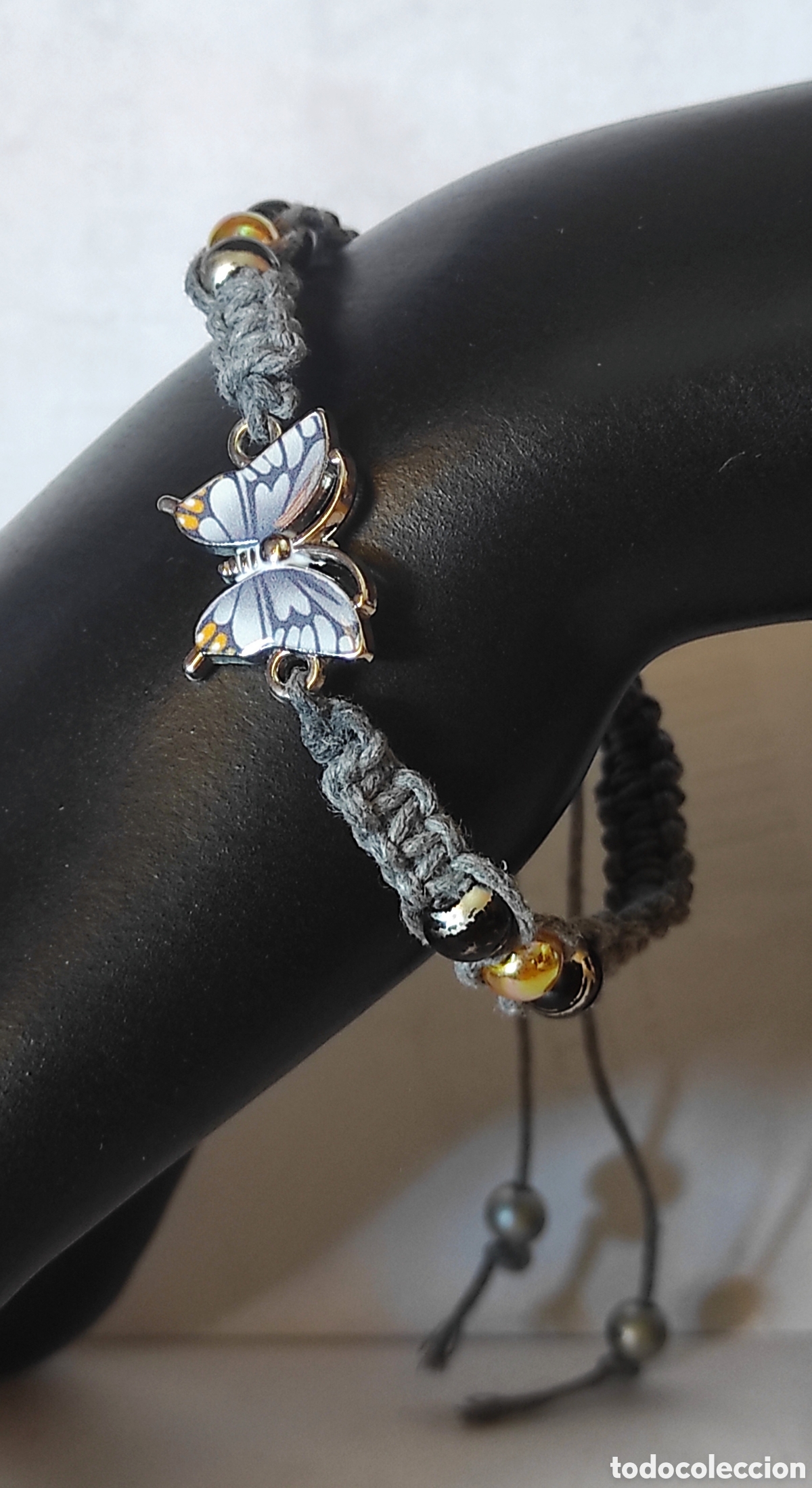 Joyeria: !!!VENDIDA!!! Preciosa pulsera de macram&eacute; - Foto 3