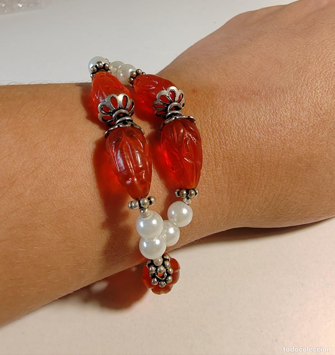 Joyeria: Pulsera Plata de Ley, Perlas y Cristal Murano - Foto 3
