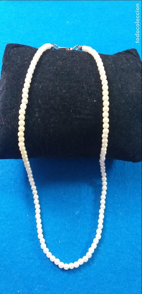 Joyeria: Collar o GARGANTILLA con cuentas blancas - Foto 2