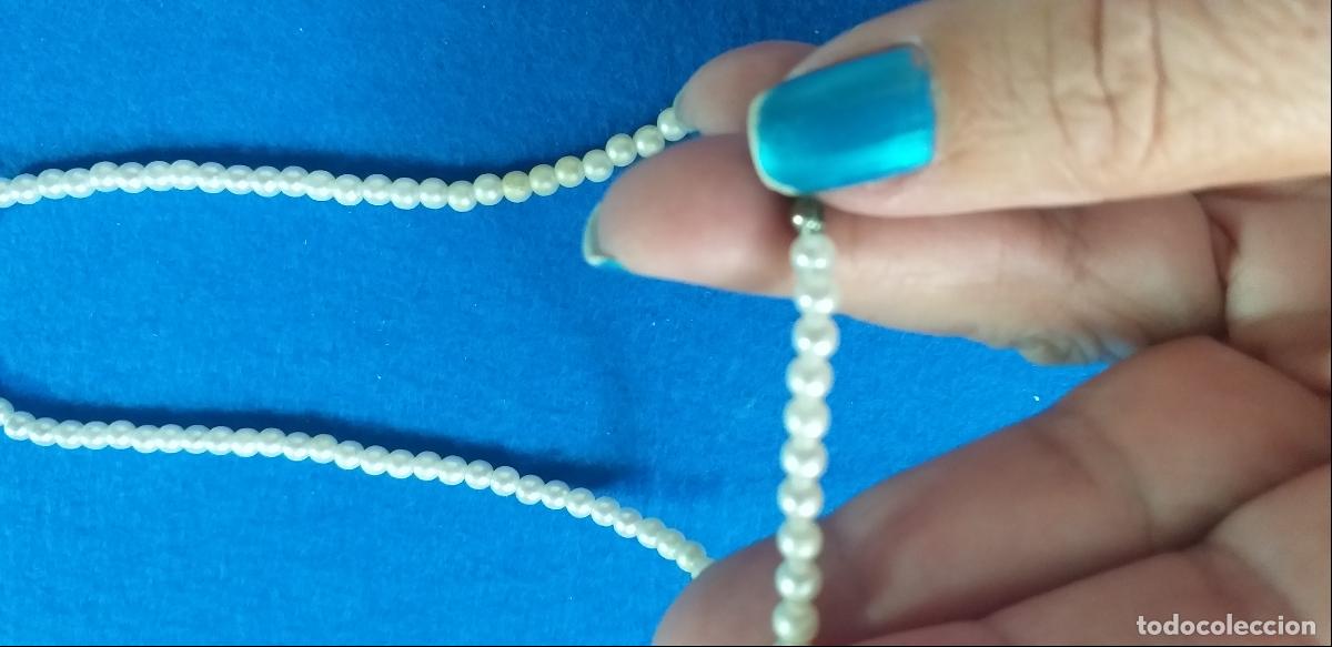 Joyeria: Collar o GARGANTILLA con cuentas blancas - Foto 7