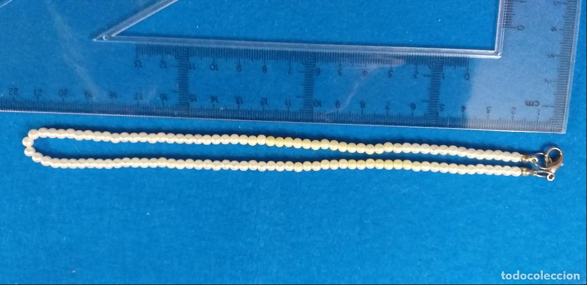 Joyeria: Collar o GARGANTILLA con cuentas blancas - Foto 8