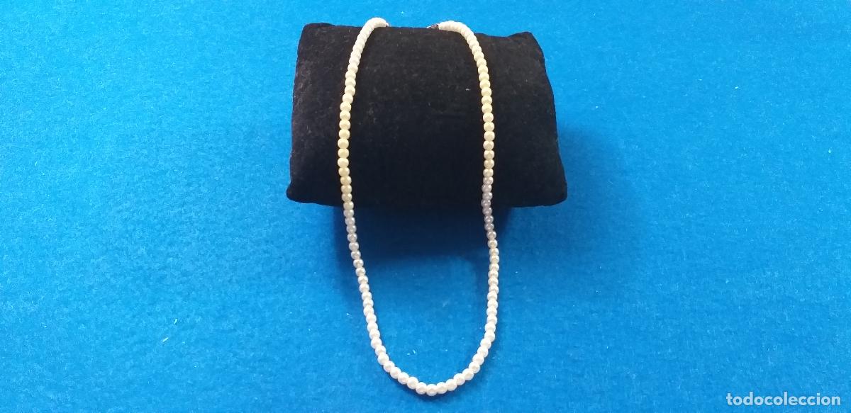 Joyeria: Collar o GARGANTILLA con cuentas blancas - Foto 1