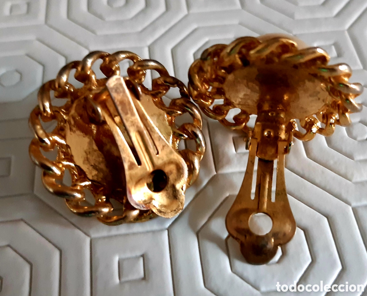 Joyeria: Pendientes antiguos bisuter&iacute;a. - Foto 2