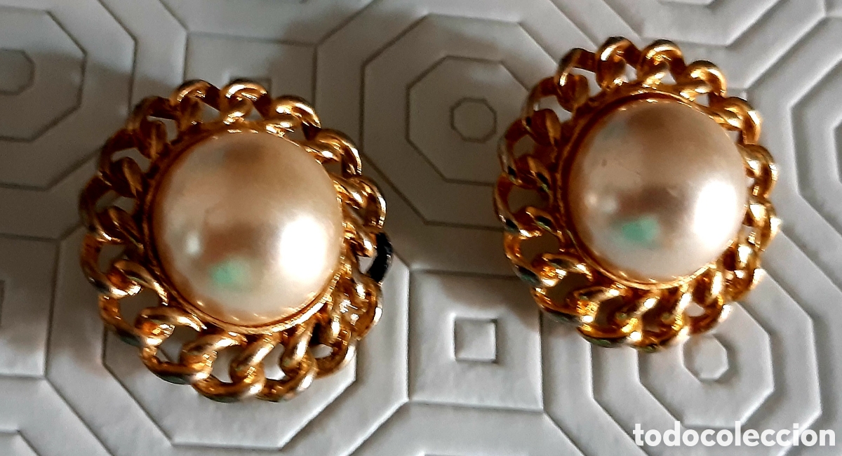 Joyeria: Pendientes antiguos bisuter&iacute;a. - Foto 3