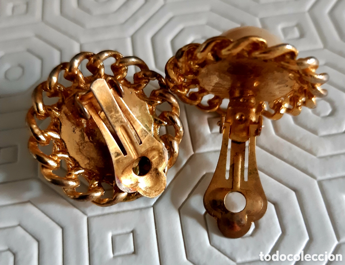 Joyeria: Pendientes antiguos bisuter&iacute;a. - Foto 4