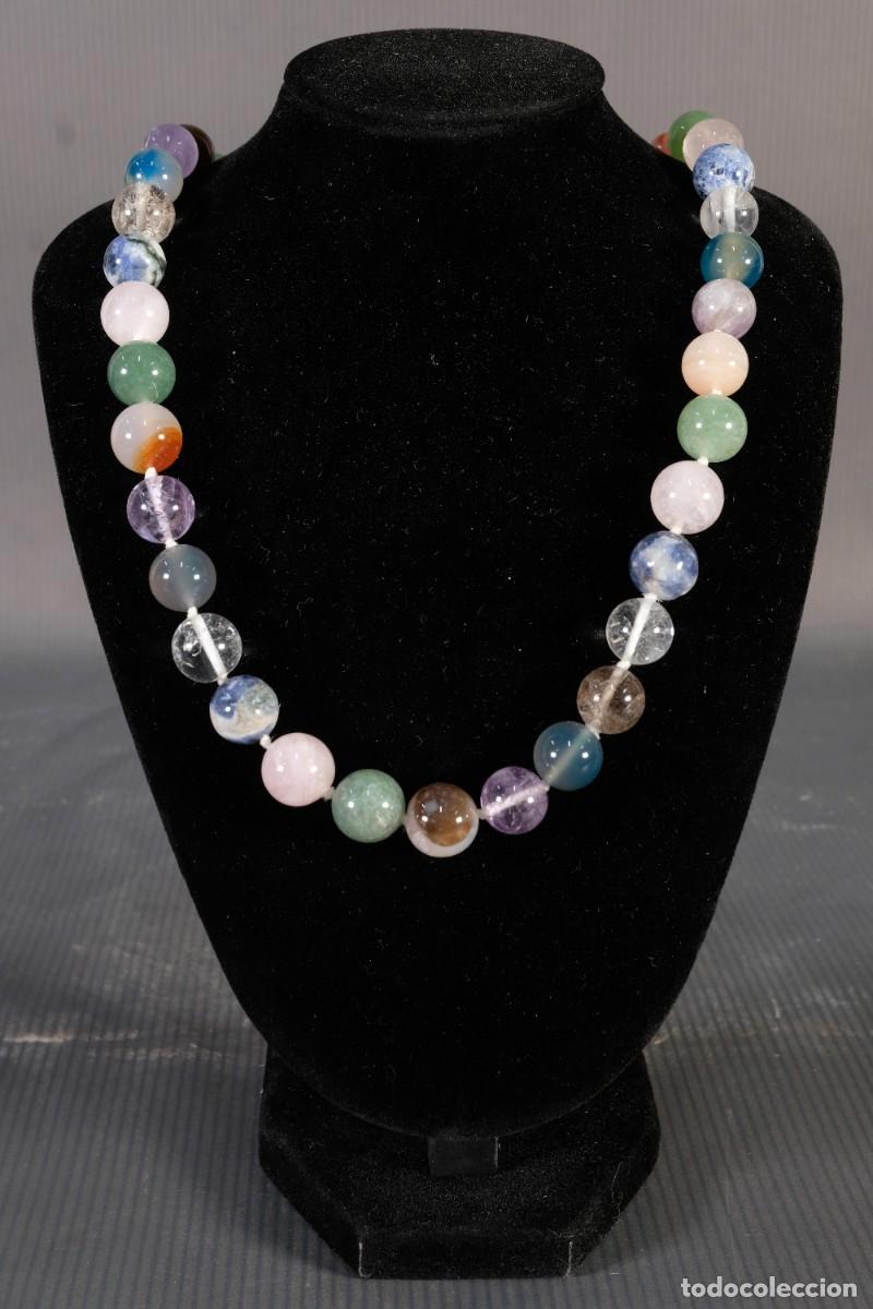 Joyeria: Collar con circonitas en piedras semipreciosas - Foto 1