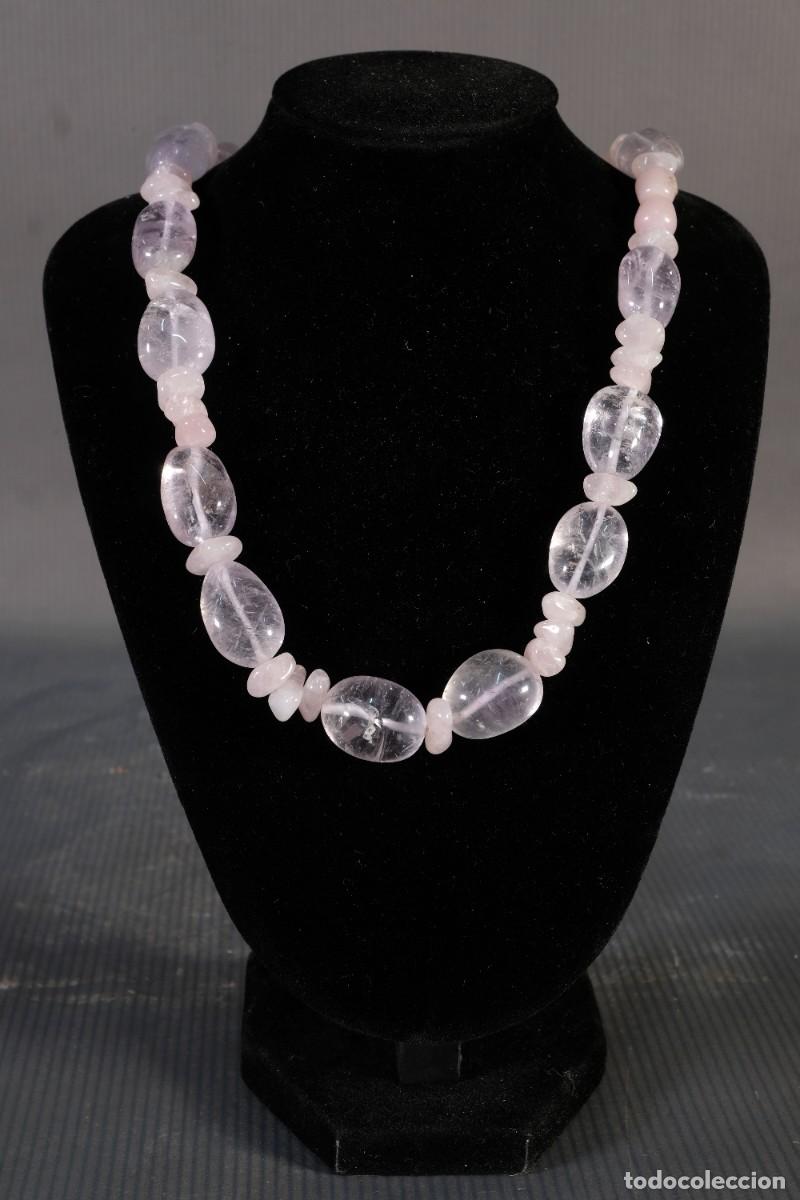 Joyeria: Collar en amatista rosa - Foto 1