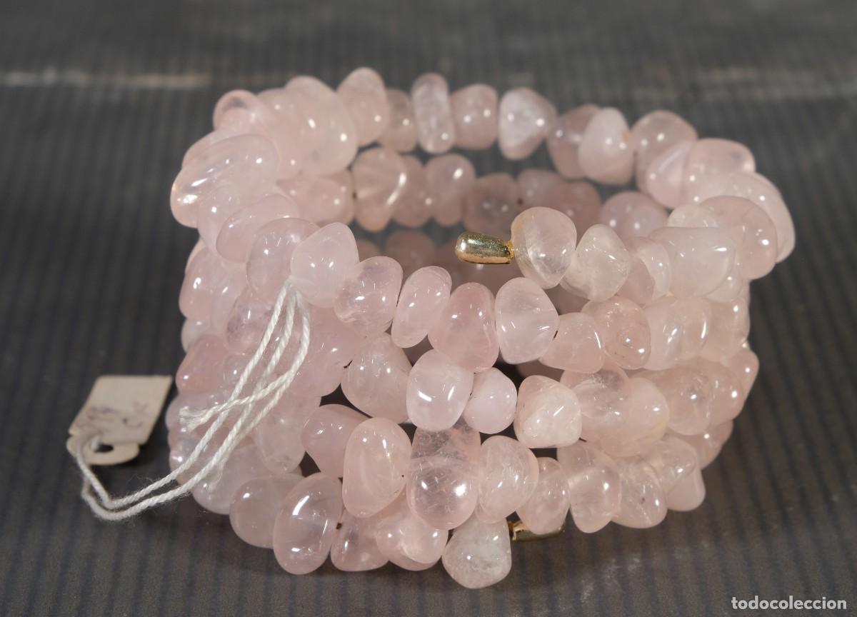 Joyeria: Pulsera en cuarzo rosa - Foto 1