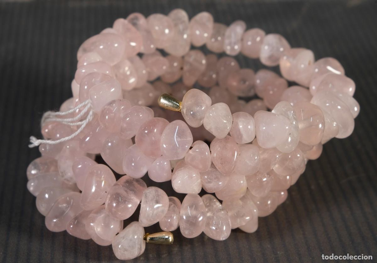 Joyeria: Pulsera en cuarzo rosa - Foto 2