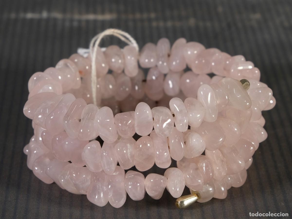 Joyeria: Pulsera en cuarzo rosa - Foto 1
