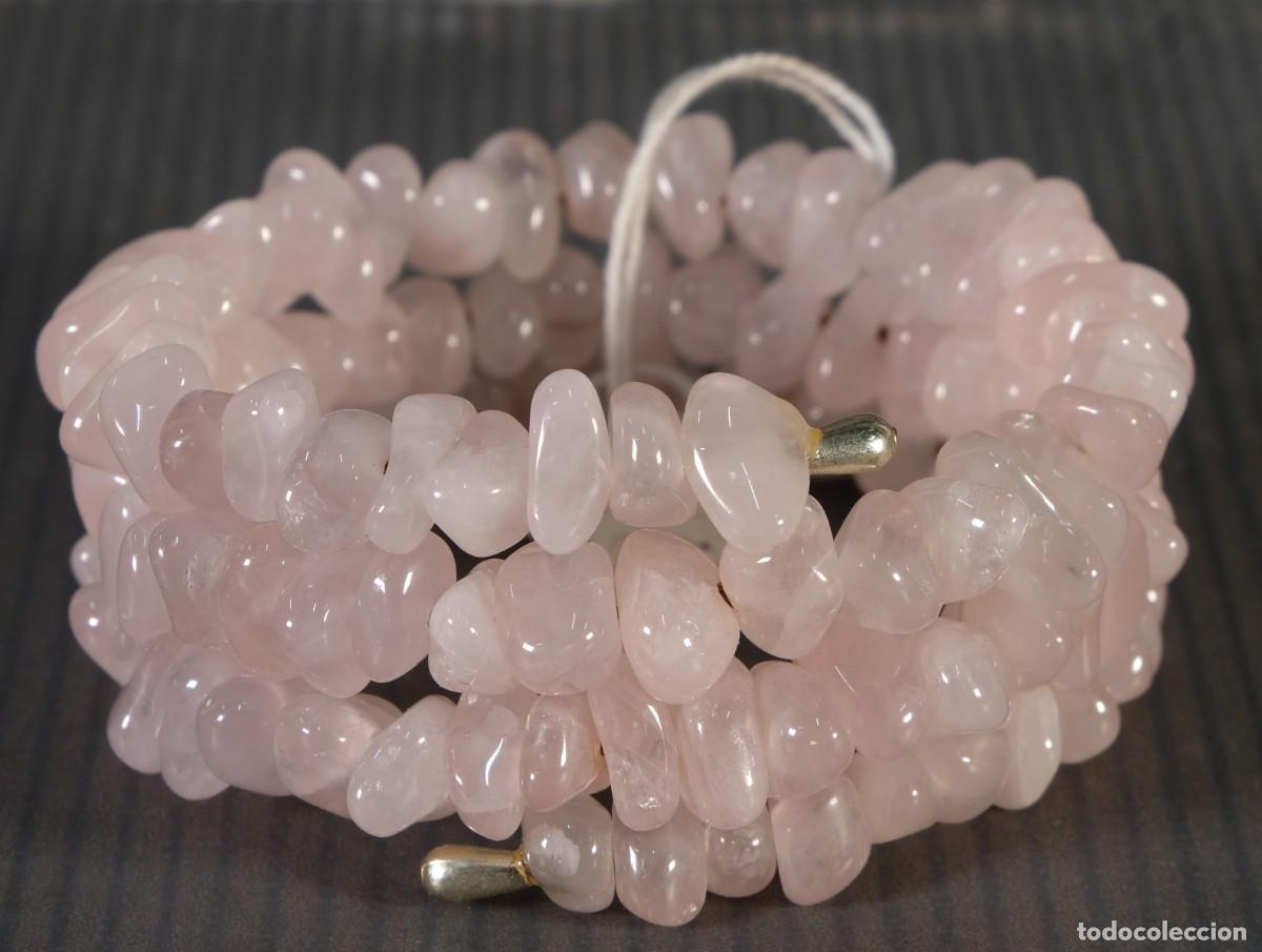 Joyeria: Pulsera en cuarzo rosa - Foto 2