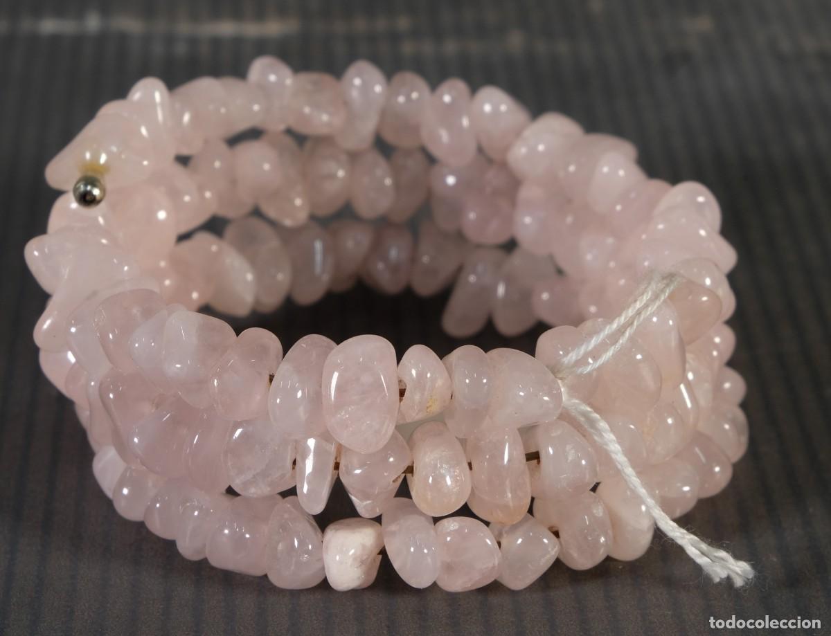Joyeria: Pulsera en cuarzo rosa - Foto 3