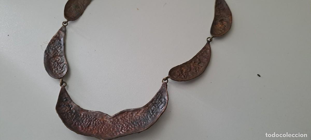 Joyeria: Gargantilla de bronce labrado y con relieves - Foto 7