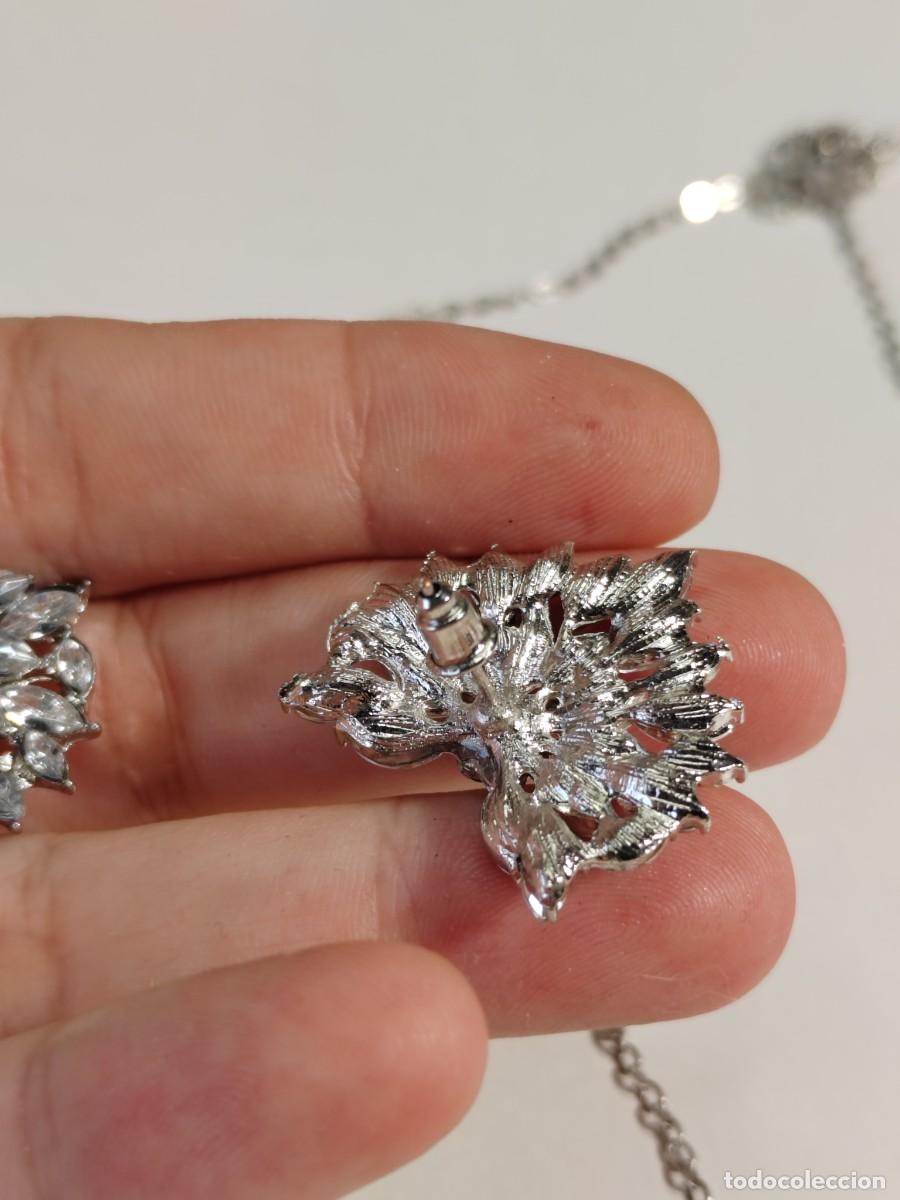 Joyeria: Conjunto de Strass Pendientes y Gargantilla - Foto 6