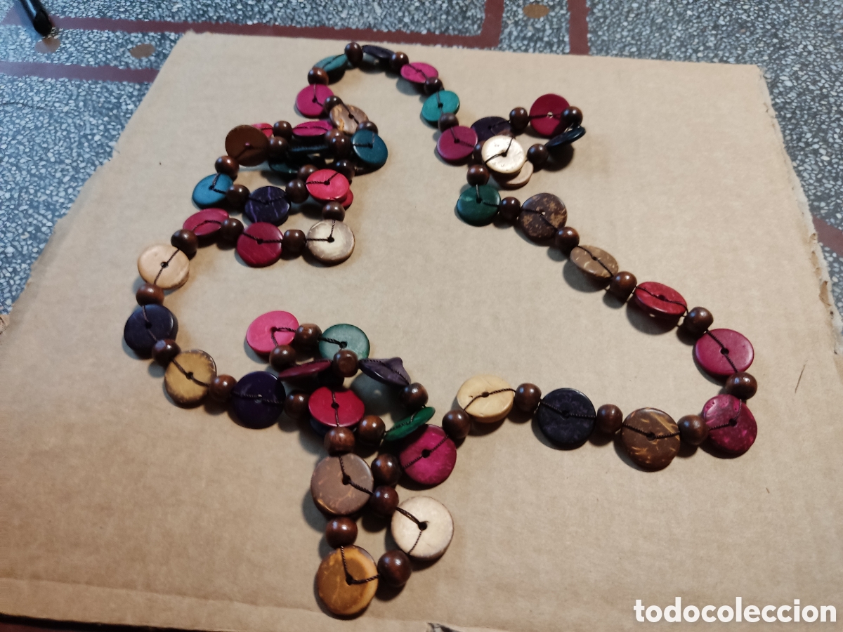 Joyeria: Collar grande parece de madera - Foto 1