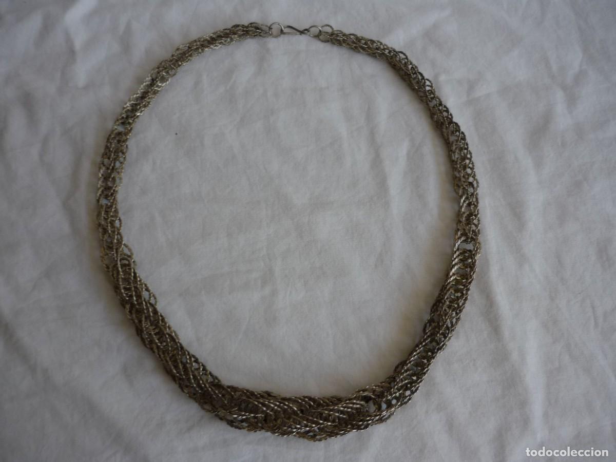 Joyeria: Preciosos collar &eacute;tnico en metal blanco - Foto 2