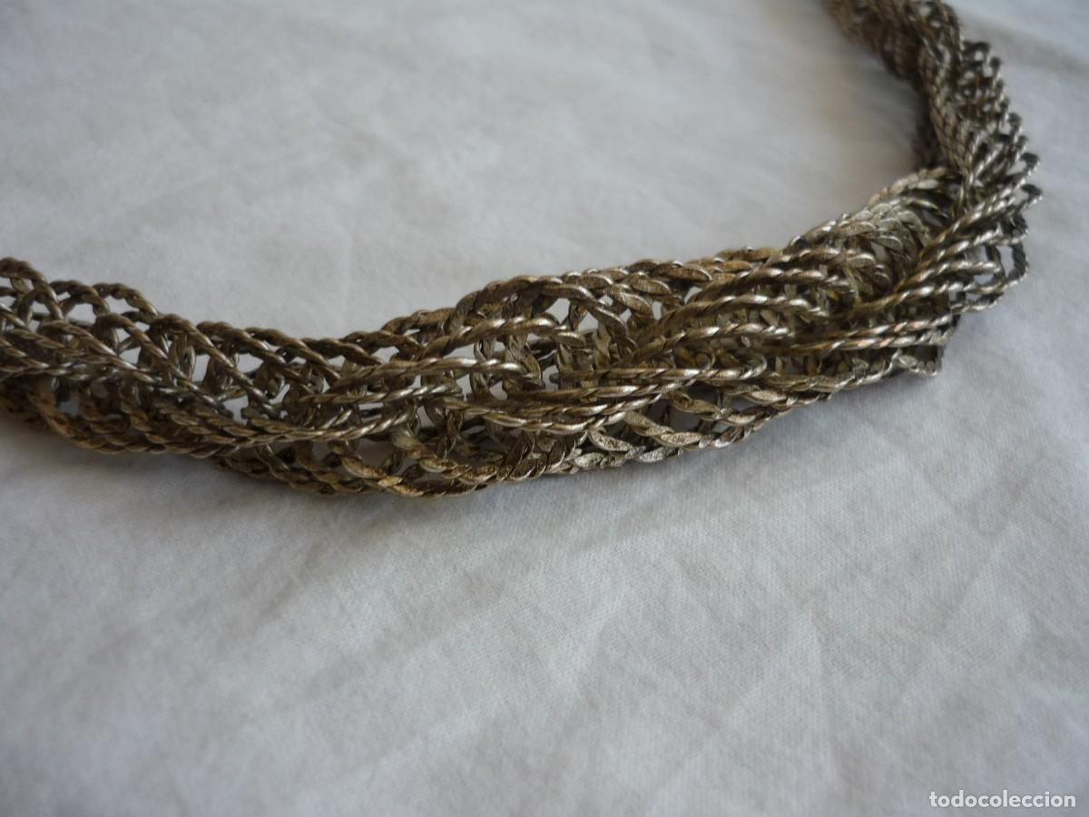 Joyeria: Preciosos collar &eacute;tnico en metal blanco - Foto 3