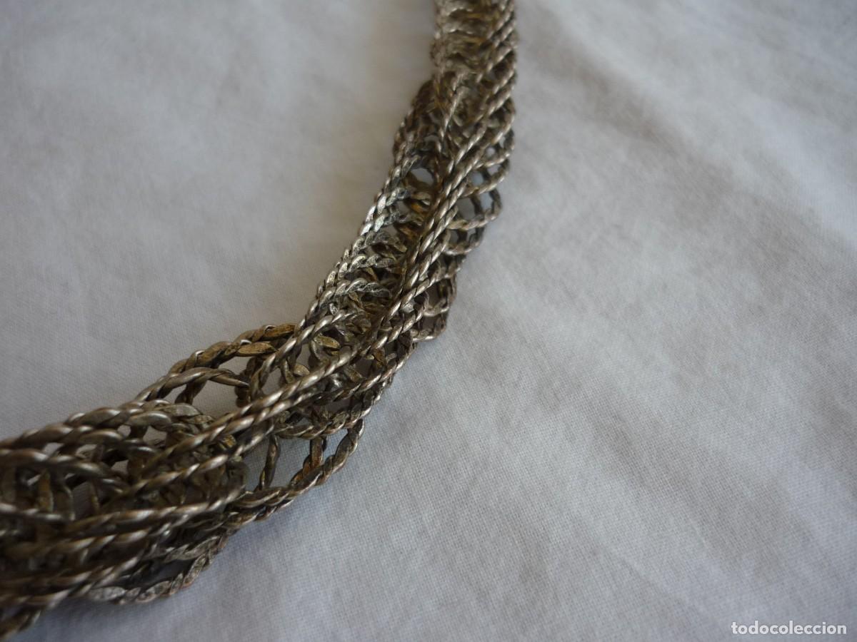 Joyeria: Preciosos collar &eacute;tnico en metal blanco - Foto 4