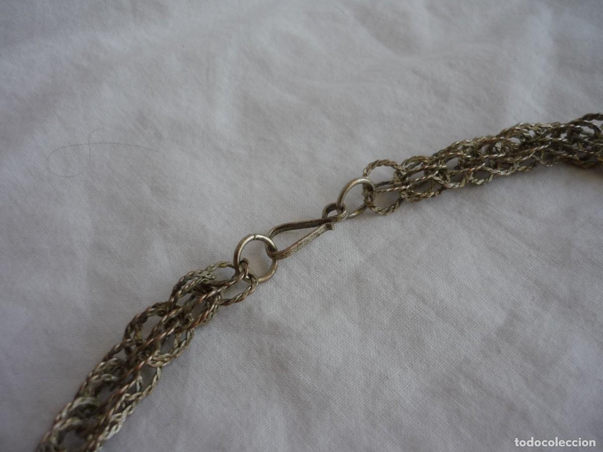 Joyeria: Preciosos collar &eacute;tnico en metal blanco - Foto 6